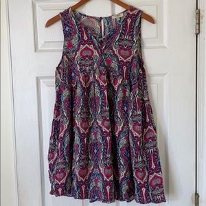 V-Neck Babydoll Dress w/ pockets